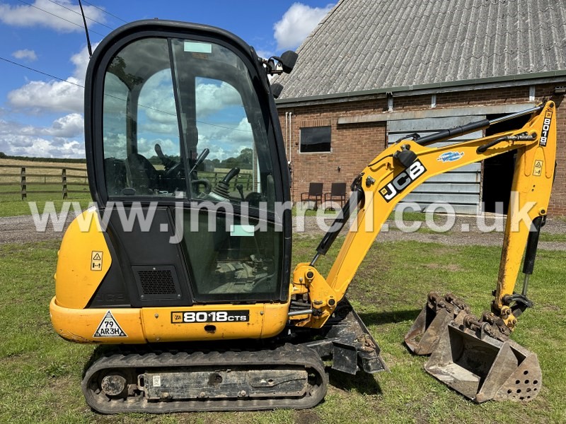 2017 JCB 8018 CTS Mini Digger For Sale