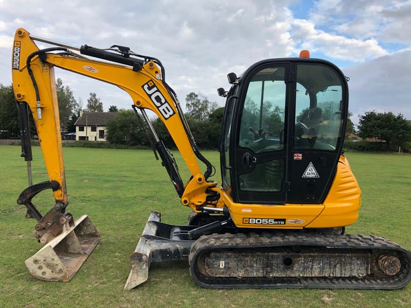 JCB 8055 RTS Rubber tracked excavator for sale