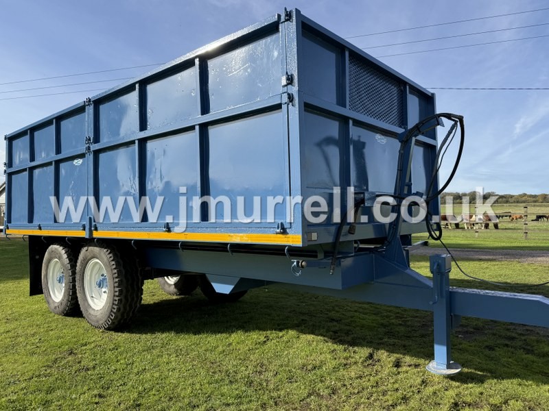 Bunning 10 Tonne drop side tipping trailer for sale