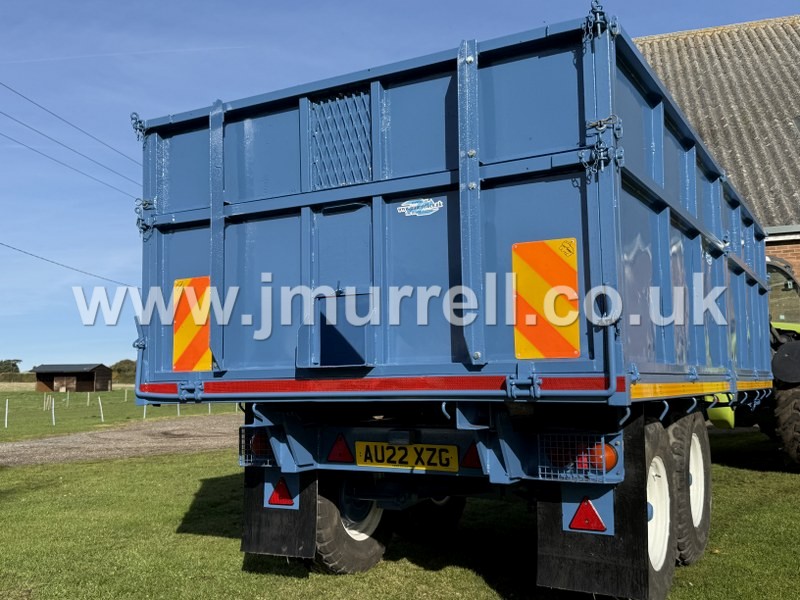 Bunning 10 Tonne drop side tipping trailer for sale