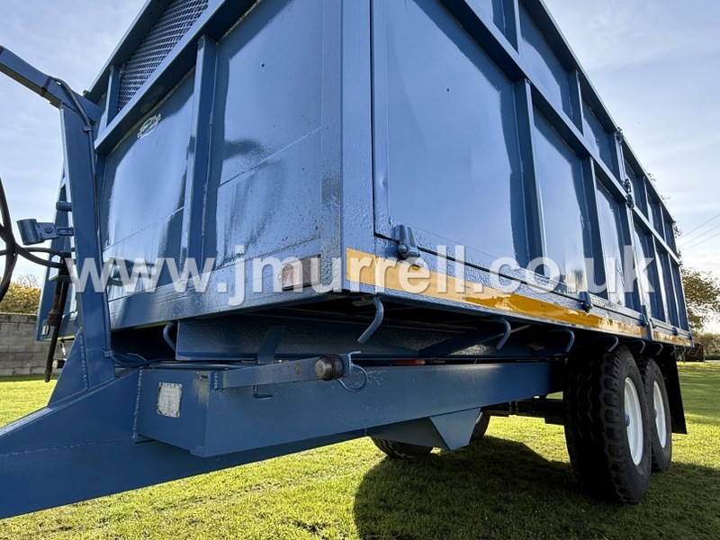 Bunning 10 Tonne drop side tipping trailer for sale