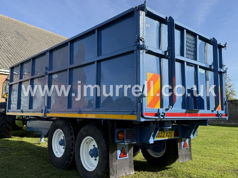 Bunning 10 Tonne drop side tipping trailer for sale