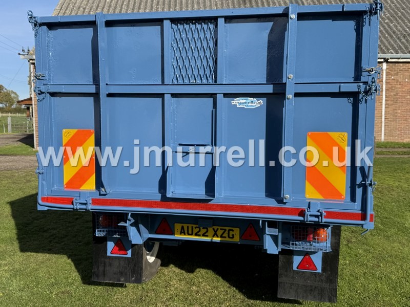 Bunning 10 Tonne drop side tipping trailer for sale