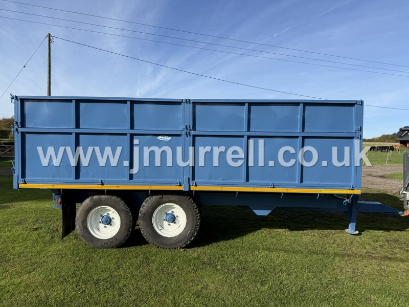 Bunning 10 Tonne drop side tipping trailer for sale