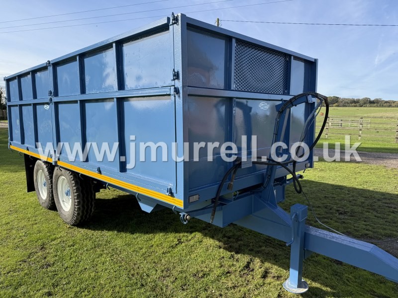 Bunning 10 Tonne drop side tipping trailer for sale
