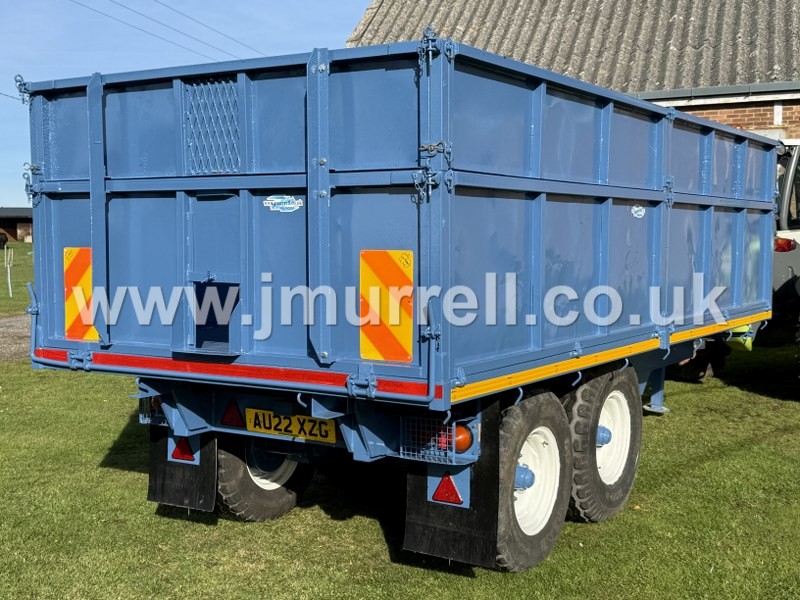 Bunning 10 Tonne drop side tipping trailer for sale