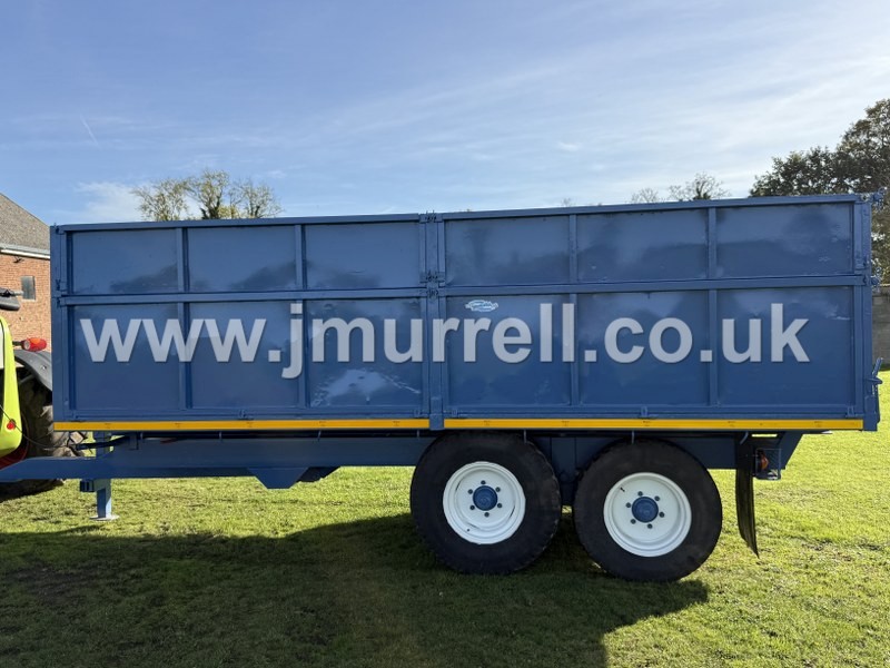 Bunning 10 Tonne drop side tipping trailer for sale