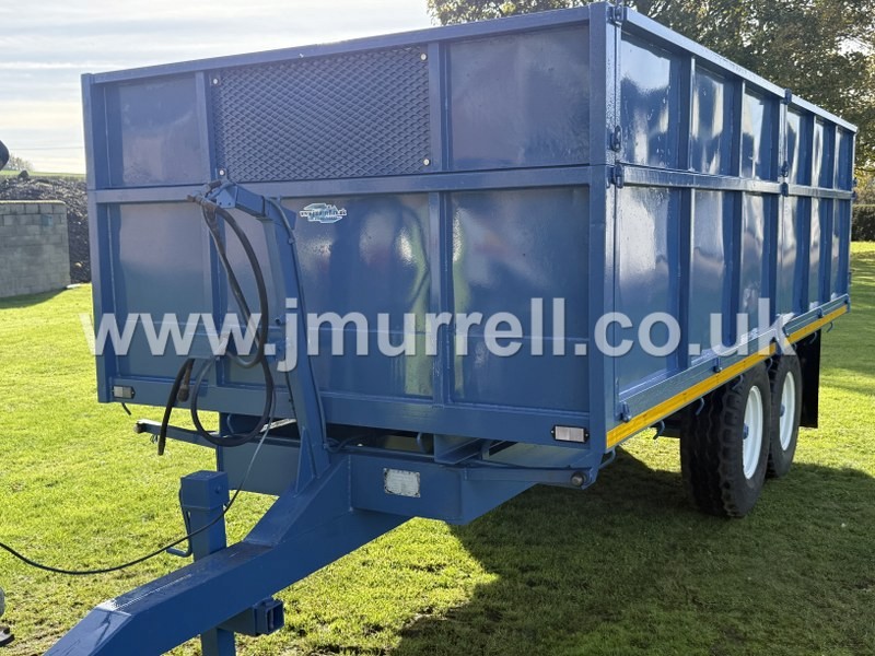 Bunning 10 Tonne drop side tipping trailer for sale
