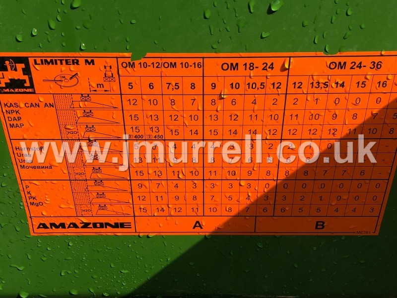 Amazone Special ZA-M 1501 fertiliser spreader 