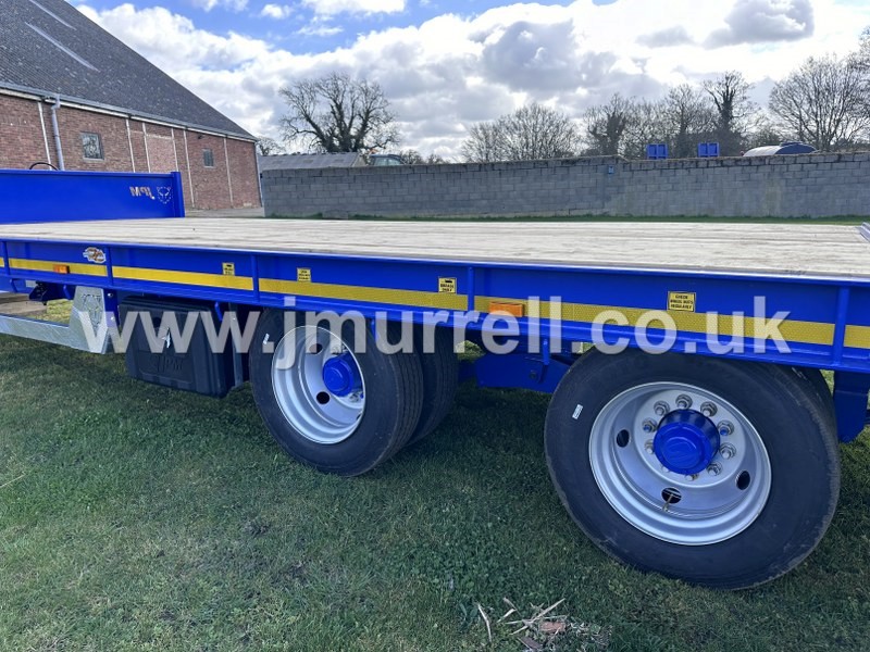 JPM 24ft 19TLL plant machinery trailer for sale
