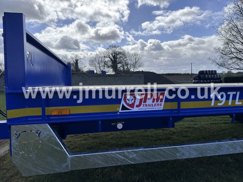 JPM 24ft 19TLL plant machinery trailer for sale