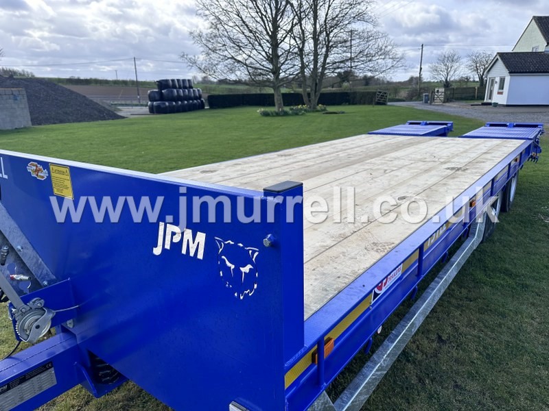 JPM 24ft 19TLL plant machinery trailer for sale