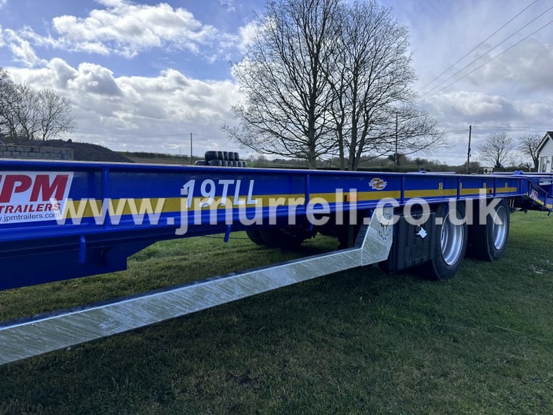 JPM 24ft 19TLL plant machinery trailer for sale
