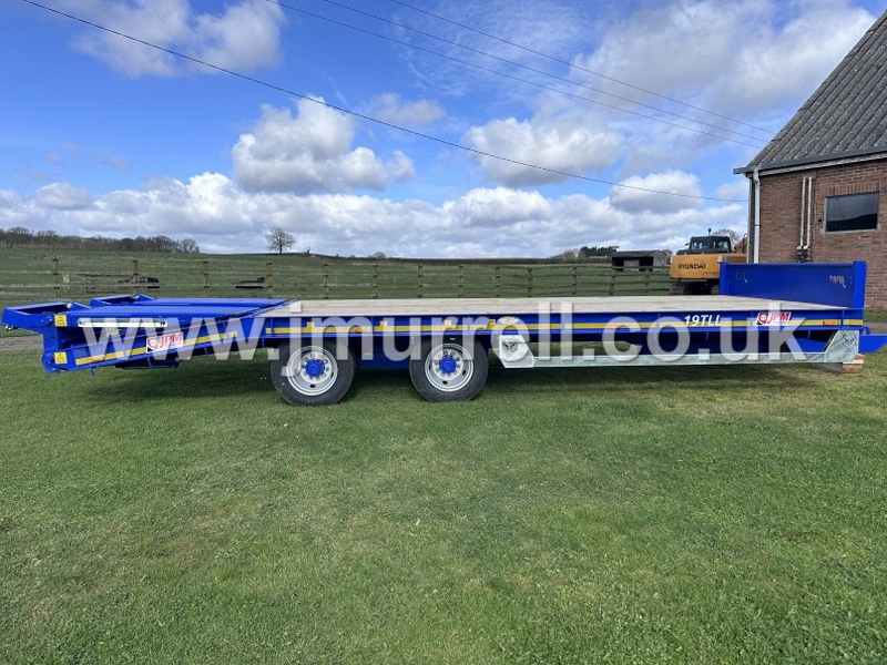 JPM 24ft 19TLL plant machinery trailer for sale