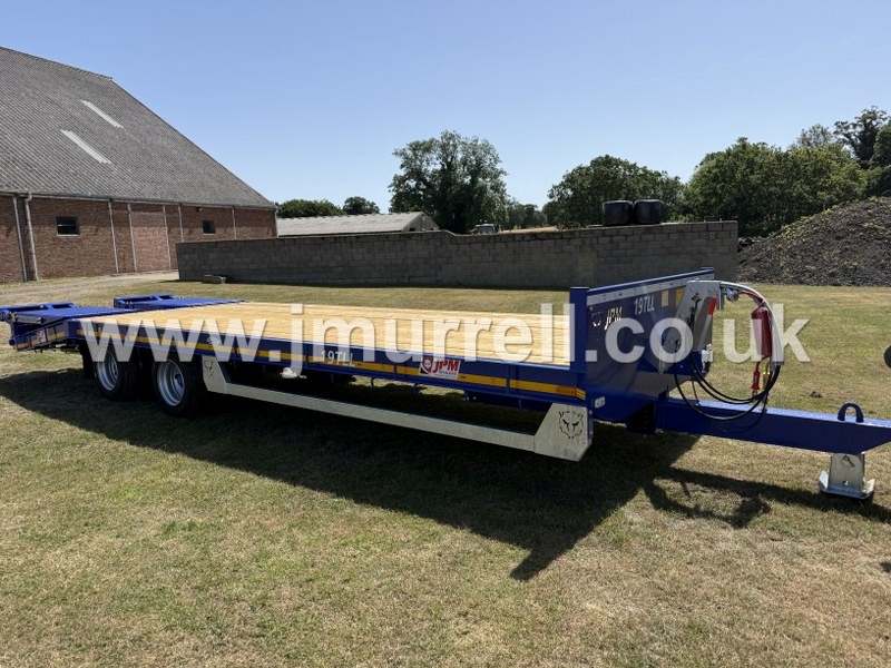 JPM 26ft 19TLL plant machinery trailer for sale