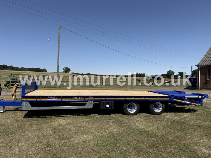 JPM 26ft 19TLL plant machinery trailer for sale