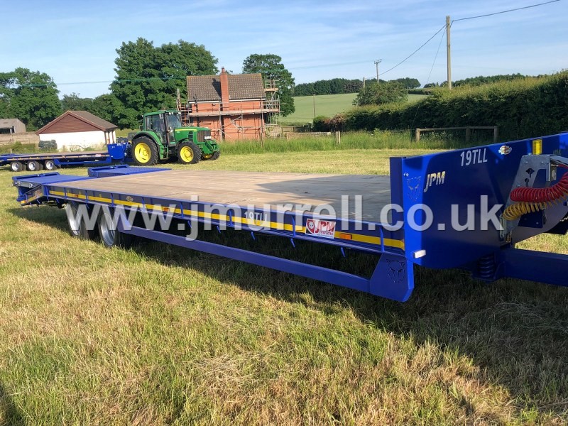 JPM 30ft 19TLL plant machinery trailer for sale