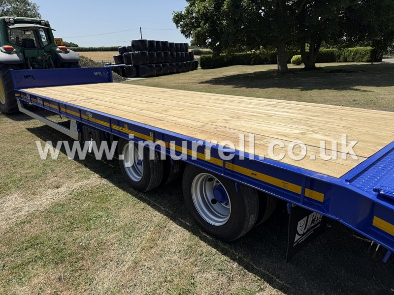 JPM 30ft 19TLL plant machinery trailer for sale