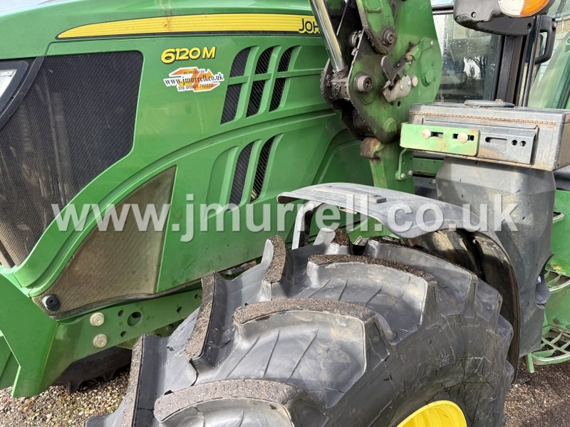 John Deere 6120M Tractor with Fore End Loader For Sale John Deere 6120M Tractor with Fore End Loader For Sale
