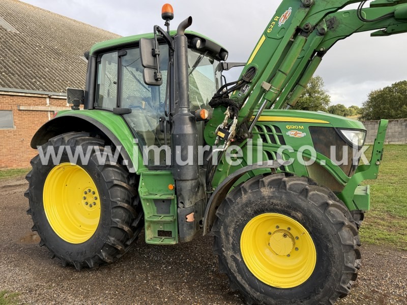 John Deere 6120M Tractor with Fore End Loader For Sale John Deere 6120M Tractor with Fore End Loader For Sale