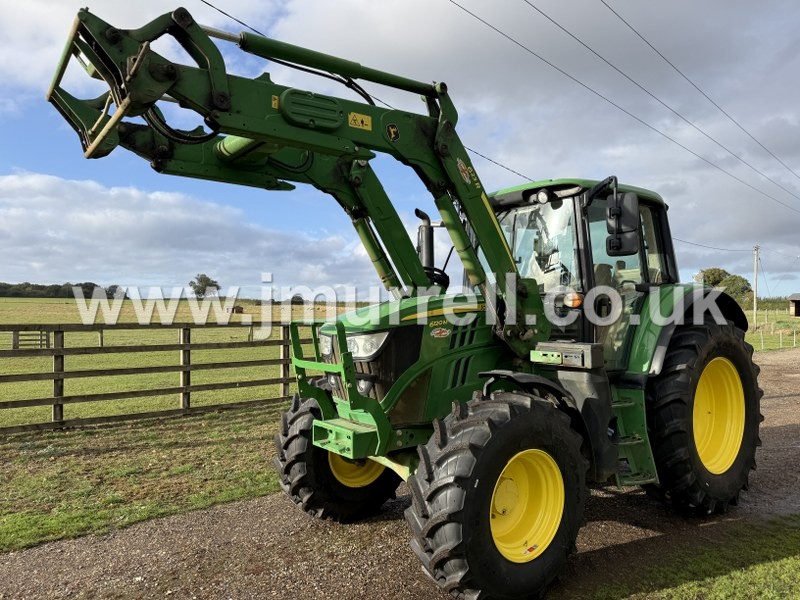 John Deere 6120M Tractor with Fore End Loader For Sale John Deere 6120M Tractor with Fore End Loader For Sale