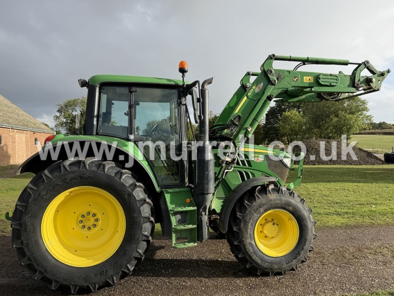 John Deere 6120M Tractor with Fore End Loader For Sale John Deere 6120M Tractor with Fore End Loader For Sale