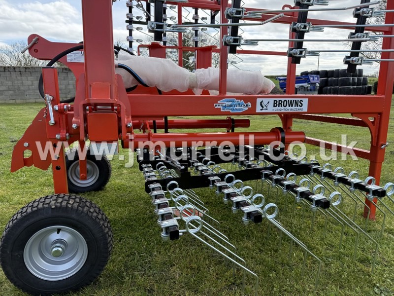 Browns Grassmaster 6 meter grass harrows for sale
