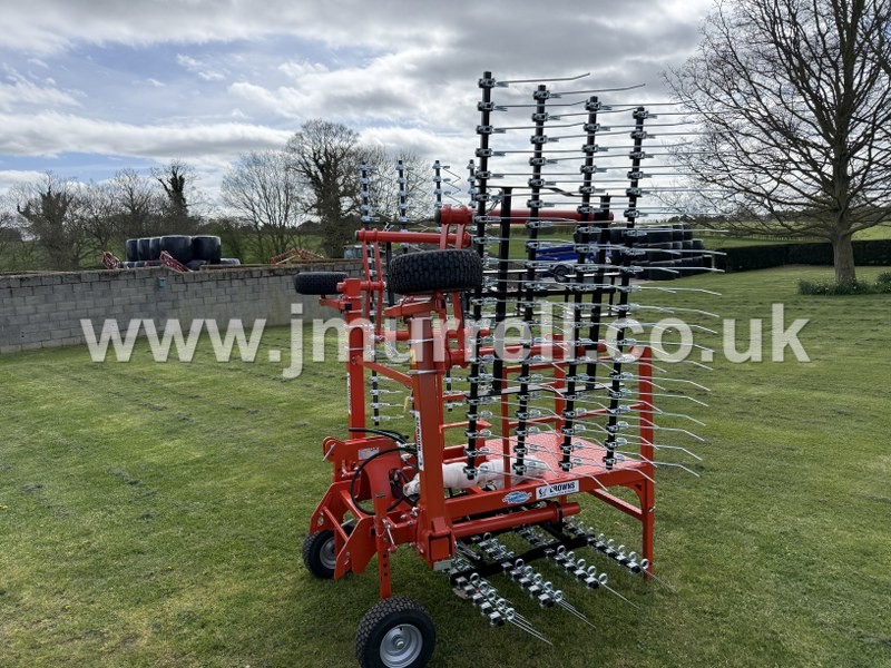 Browns Grassmaster 6 meter grass harrows for sale
