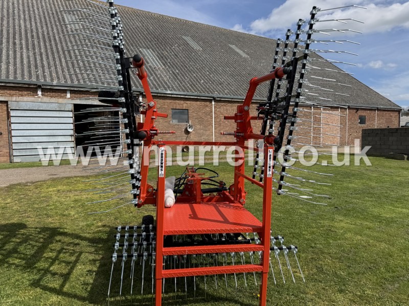 Browns Grassmaster 6 meter grass harrows for sale