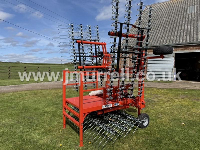 Browns Grassmaster 6 meter grass harrows for sale