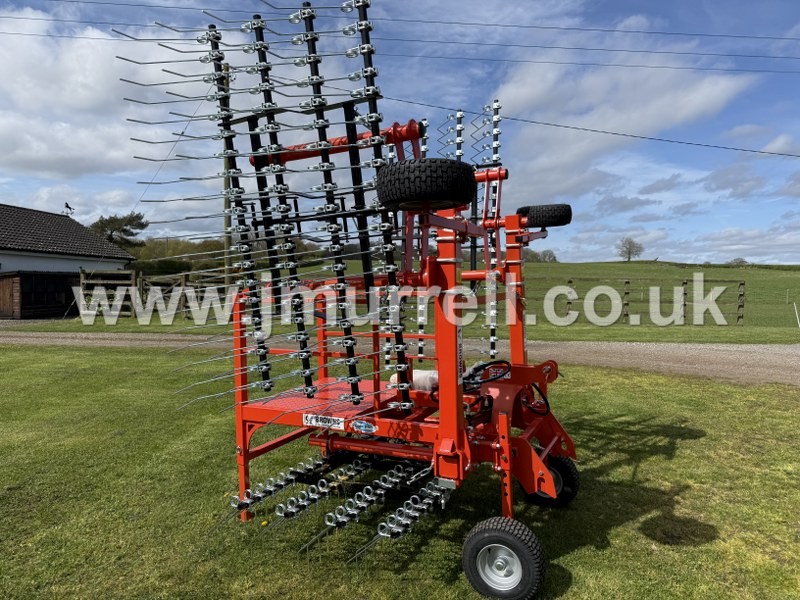 Browns Grassmaster 6 meter grass harrows for sale