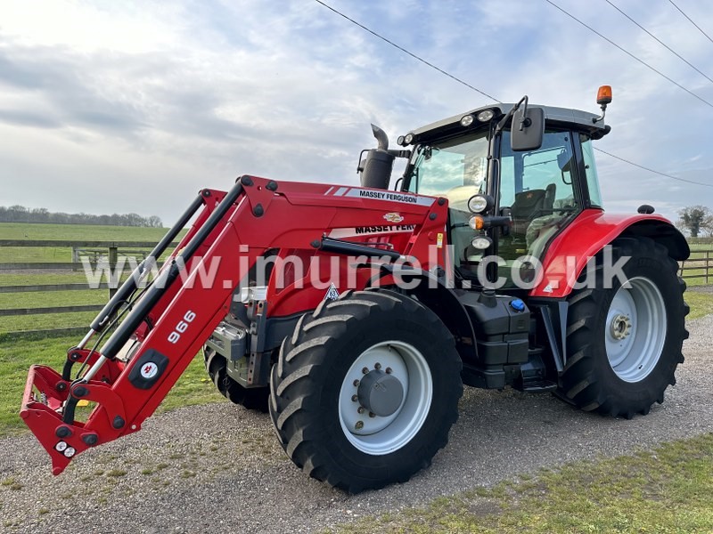 Massey Ferguson 7718 Dyna 6 Tractor with MF 966 Fore end loader