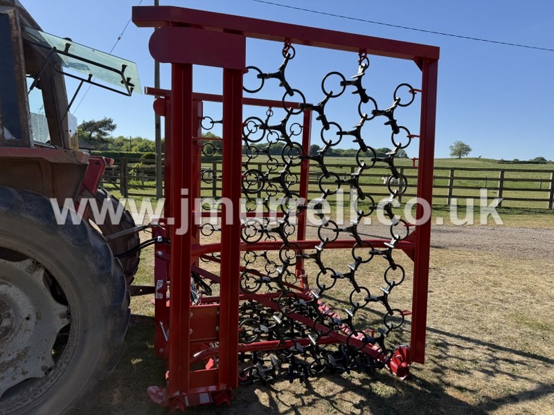 JM 6 Meter Hydraulic Folding Grass Chain Harrow For Sale