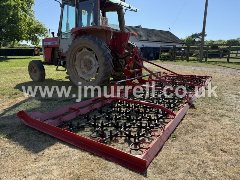 JM 6 Meter Hydraulic Folding Grass Chain Harrow For Sale
