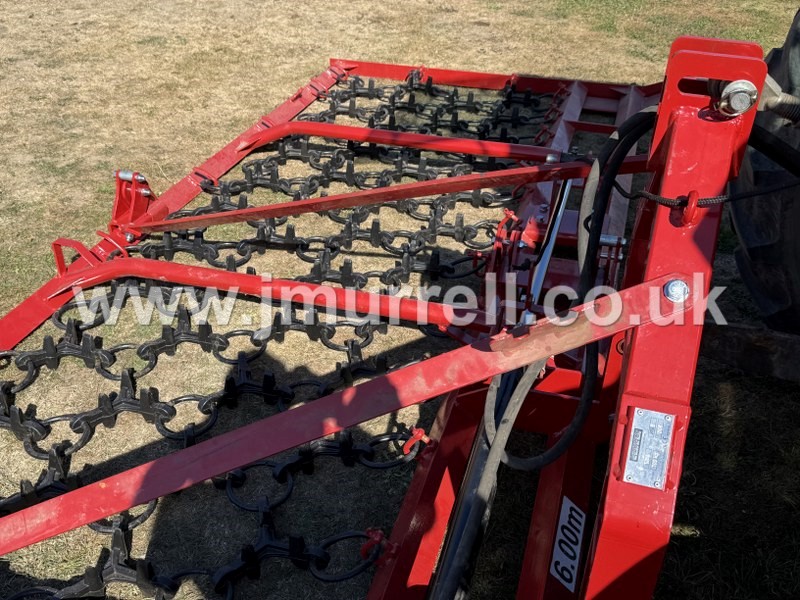 JM 6 Meter Hydraulic Folding Grass Chain Harrow For Sale