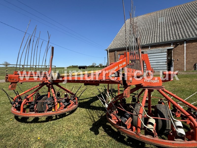 Fransgard RV390 Hay straw Turner Tedder For Sale
