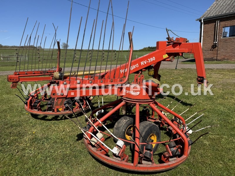 Fransgard RV390 Hay straw Turner Tedder For Sale