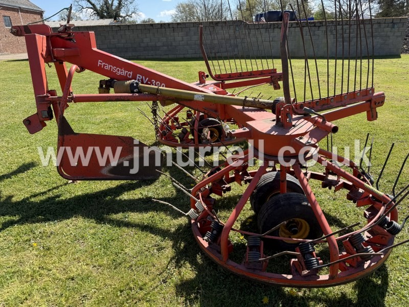 Fransgard RV390 Hay straw Turner Tedder For Sale