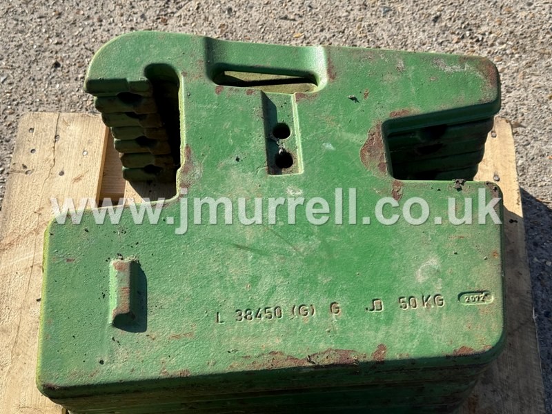 John Deere 50kg Wafer Weights For Sale