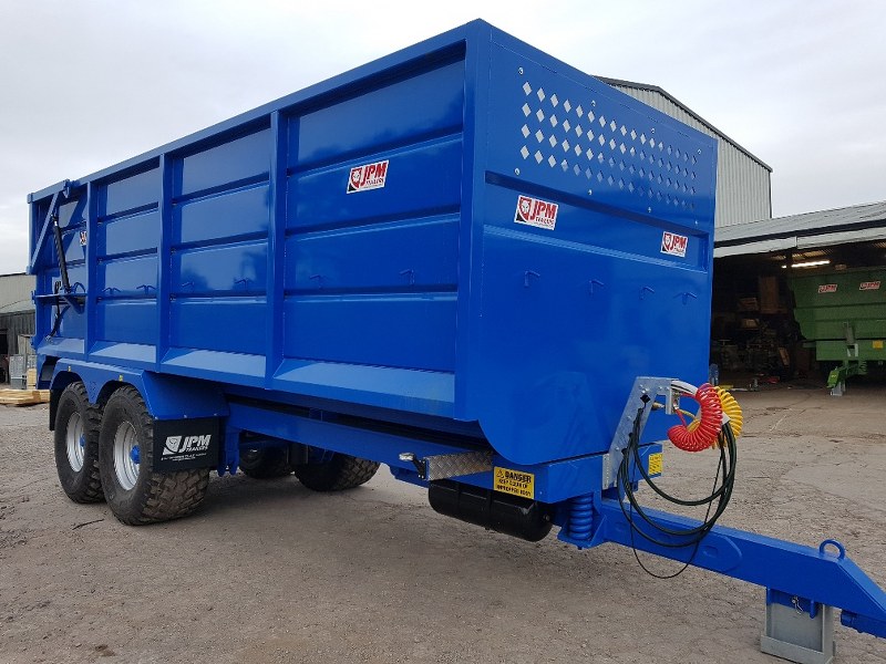JPM 18 Tonne grain silage trailer for sale
