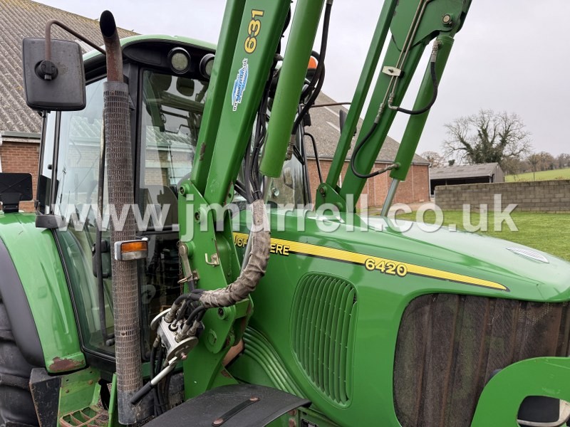 John Deere 6420 Tractor with Fore End Loader For Sale John Deere 6420 Tractor with Fore End Loader For Sale