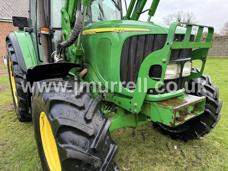 John Deere 6420 Tractor with Fore End Loader For Sale