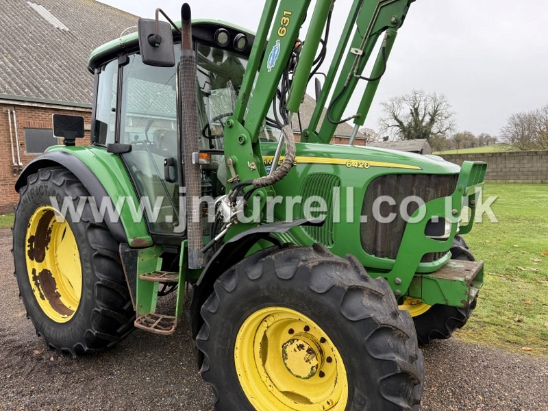 John Deere 6420 Tractor with Fore End Loader For Sale John Deere 6420 Tractor with Fore End Loader For Sale