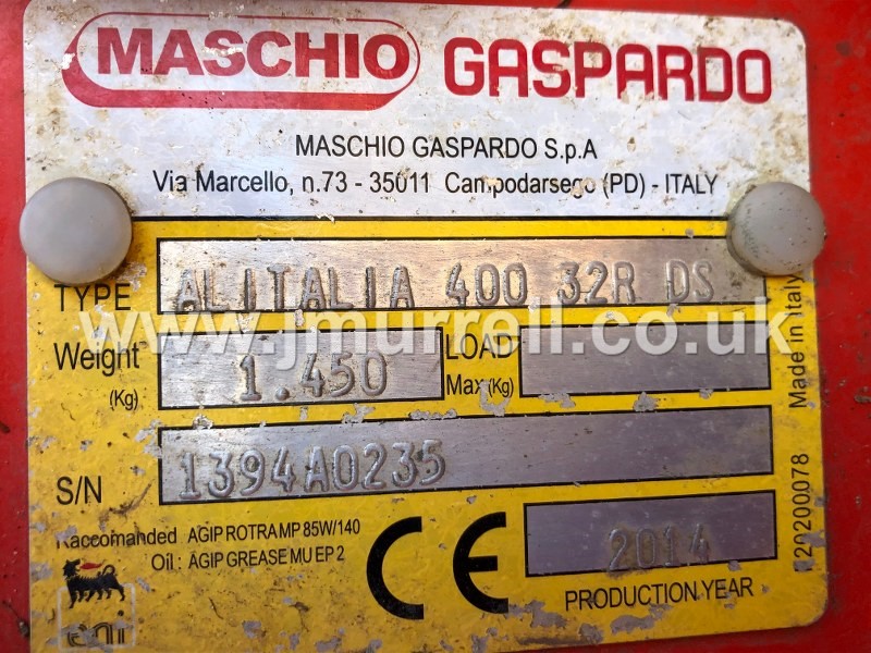 Maschio 4m Power harrow drill combination