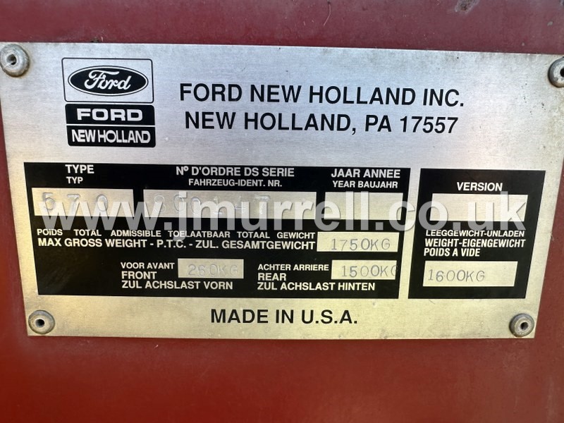 New Holland 570 Conventional Baler For Sale