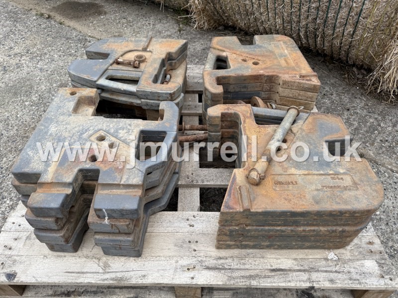 Renault Tractor 45kg wafer weights For Sale Renault Tractor 45kg wafer weights For Sale