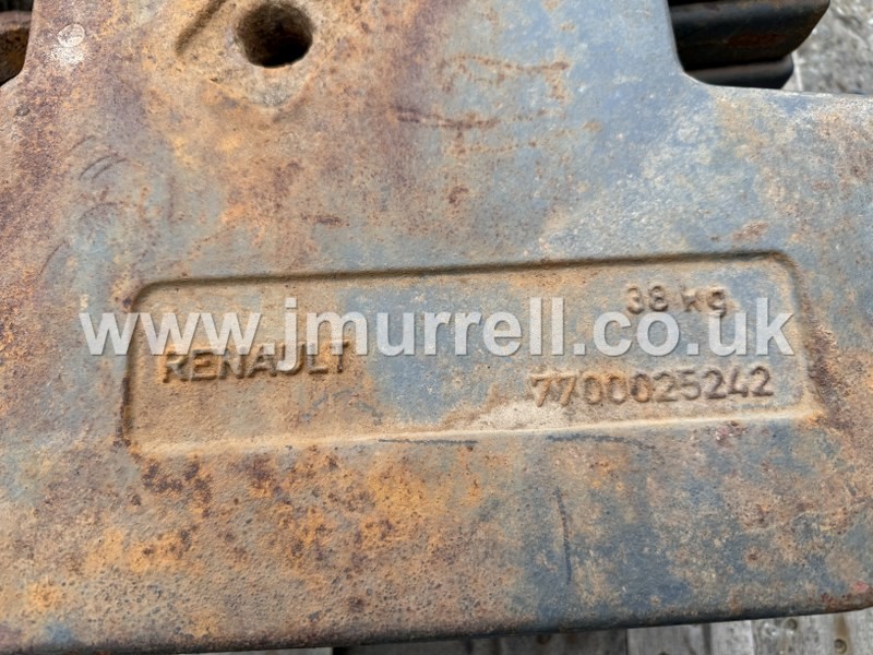 Renault Tractor 45kg wafer weights For Sale Renault Tractor 45kg wafer weights For Sale
