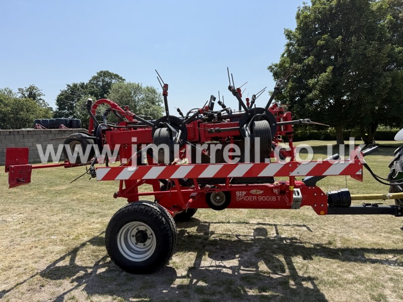 Sip Spider 900/8T Hay/Straw Tedder For Sale