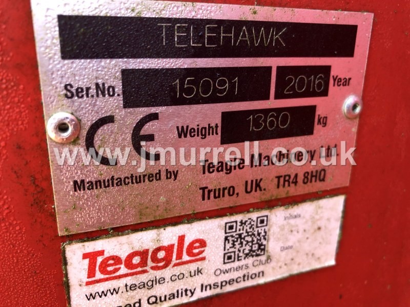 Teagle Telehawk Straw Shredder For Sale