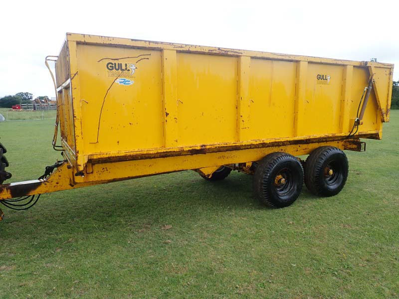 Gull 10 Tonne tandem axle grain trailer for sale